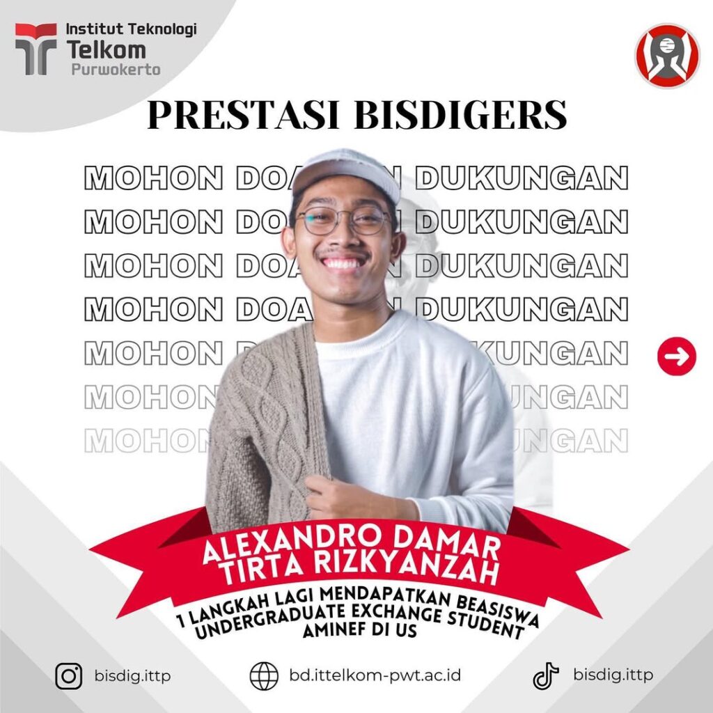 ✨[PRESTASI BISDIGERS]✨Selamat kepada Alexandro Damar Tirta Rizkyanzah, Mahasiswa Prodi S1 Bisnis