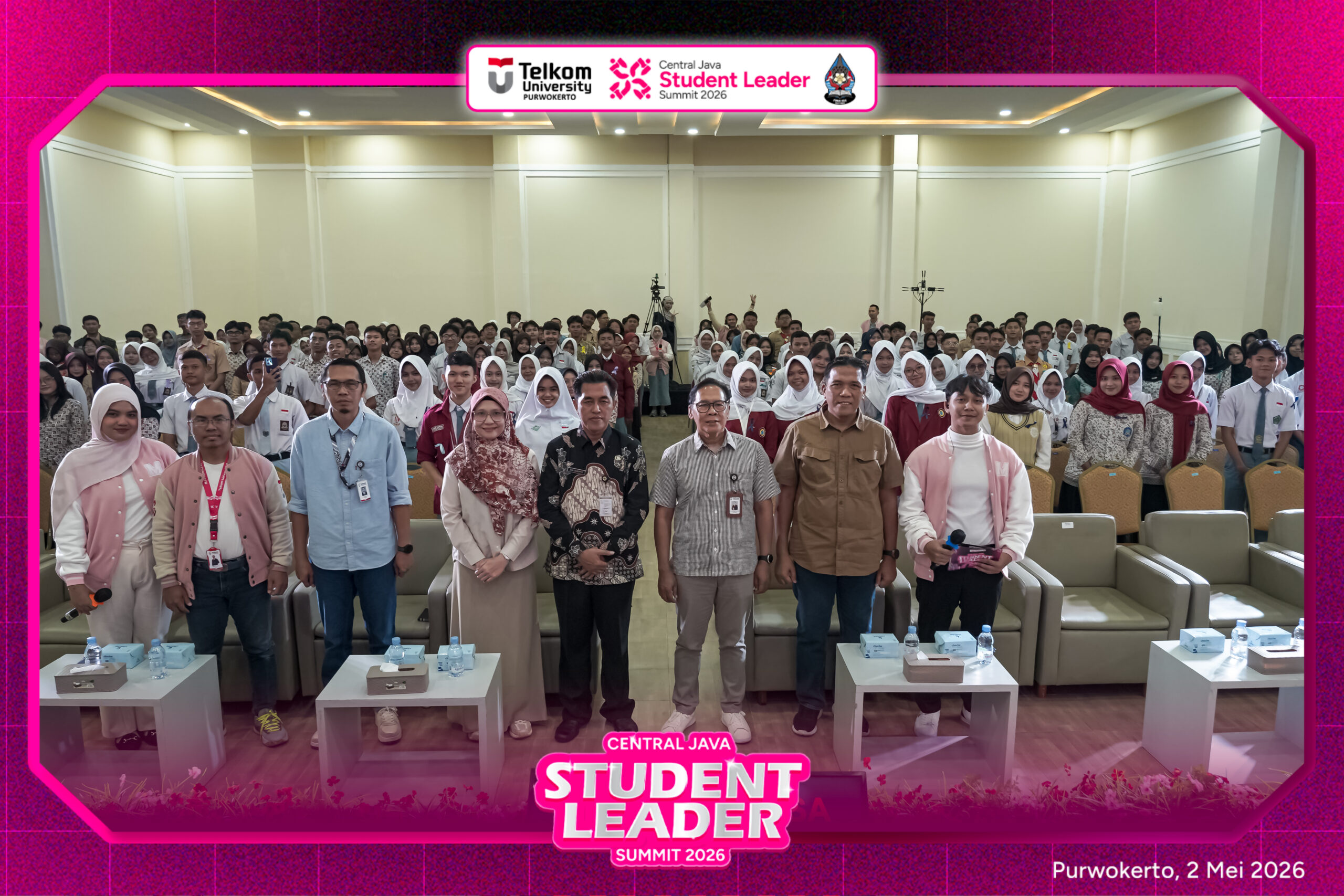 Sukses Digelar! CJSLS 2026 di Telkom University Purwokerto Lahirkan Ratusan Calon Pemimpin Muda Jawa Tengah